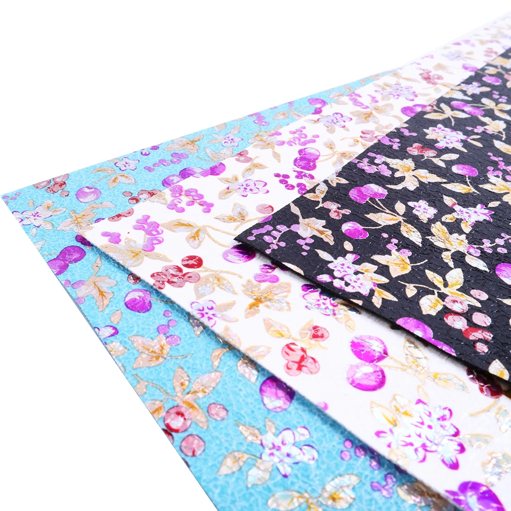 

David accessories 20*34cm flower faux artificial Synthetic leather fabric hair bow diy decoration crafts 1piece,1Yc4105