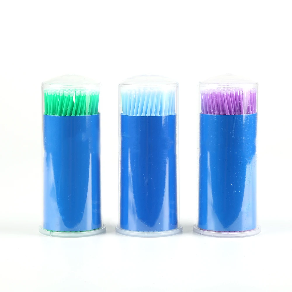 Y& W& F 100 шт./упак. стоматологическая одноразовые зубные микро щетки стоматологические материалы микро аппликаторы покрытием палочки гигиена полости рта уход за зубами TSLM2