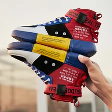 Модные ботильоны; коллекция года; мужские ботинки; зимние ботинки для мужчин; теплые кроссовки на шнуровке