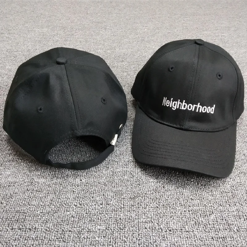 

New Neighborhood Baseball Caps Men Women Embroidery Visor Hats Hip Hop Neighborhood Baseball Cap