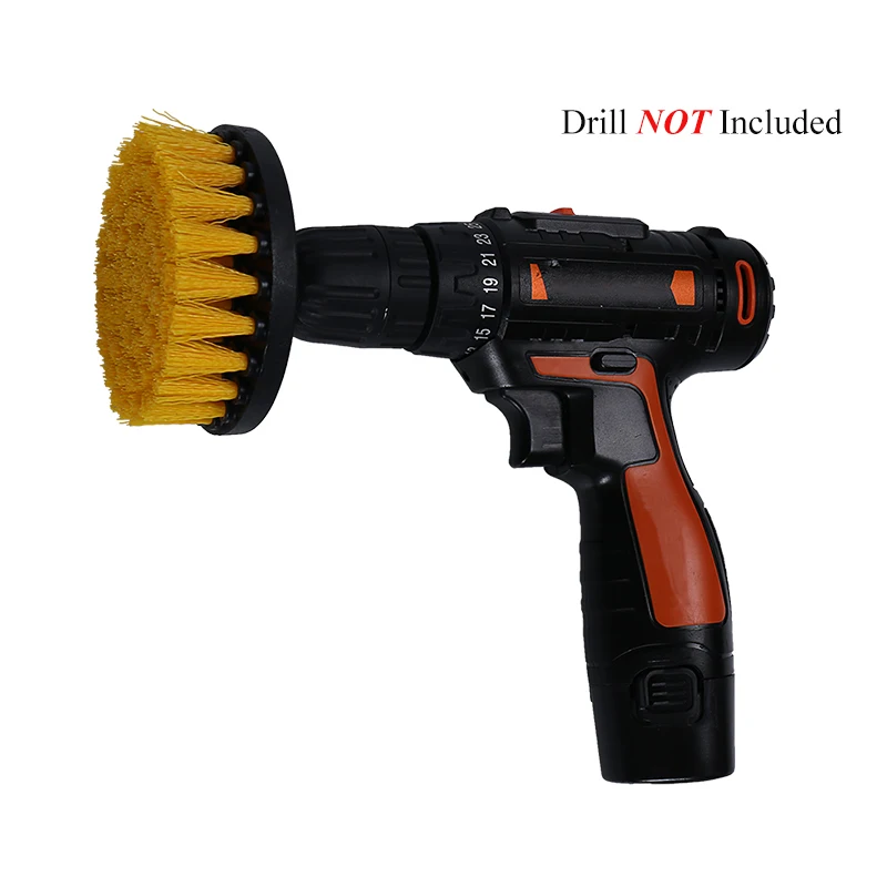 4inch Drill Power Scrub Clean Brush For Leather Plastic Wooden Furniture Car Interiors Cleaning Power Scrub, Mutiple Colors 4inch Drill Power Scrub Clean Brush For Leather Plastic Wooden Furniture Car Interiors Cleaning Power Scrub, Mutiple Colors
