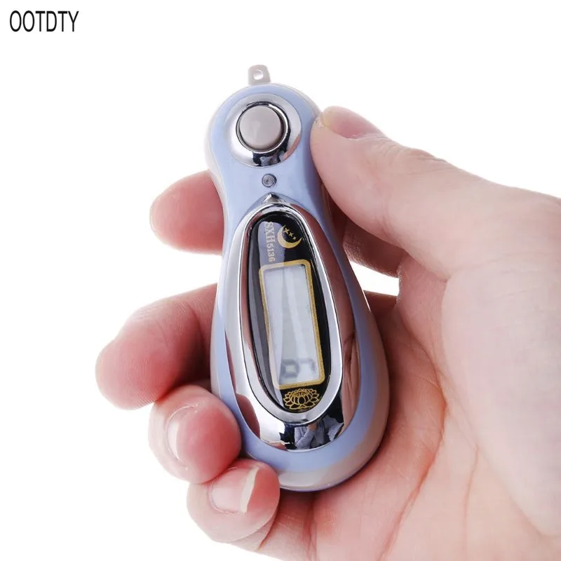 OOTDTY ЖК-дисплей Дисплей электронный цифровой счетчик MP3 ручной счетчики с карабином новые стильные тесёмки оптом