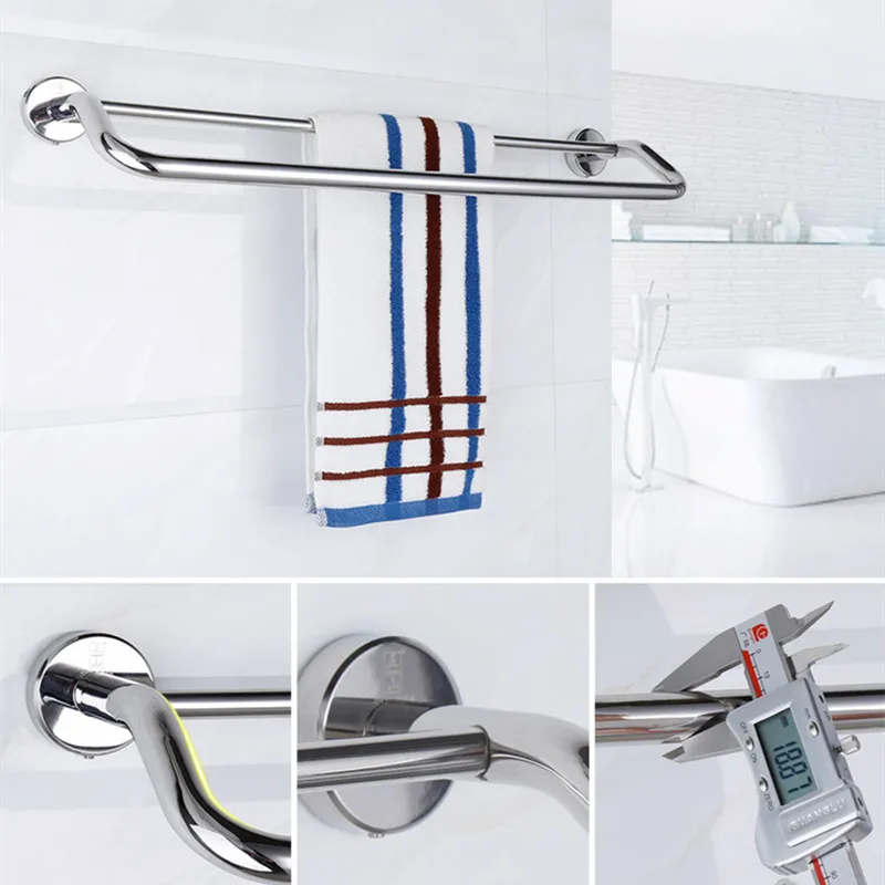 Hohe qualität Edelstahl Handtuch rack Bad regal Handtuch aufhänger waschlappen lagerung rack bad Zubehör Hardware