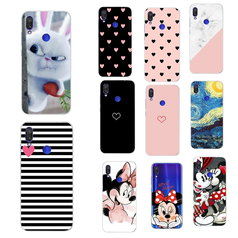 

Case for Xiaomi Redmi Note 7 Case Redmi Note 7 Silicone Bumper Shockproof Cover Phone Cases Luxury Xiomi Redmi Note7 Cases