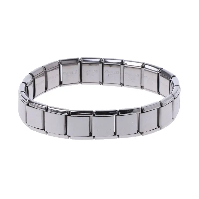 

Stainless Steel Elastic Stretch Chain Link Wristbands Bracelets Fashion Jewelry
