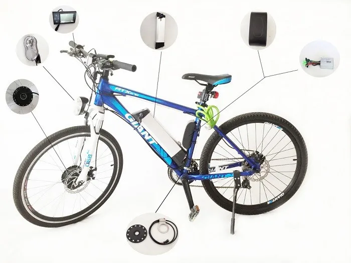 Cheap DIY 5 Parts Electric Bike Conversion Kit With Design LED Display Waterproof Wire Brake Lever Front Light Hall Sensor Throttle 3 Cheap DIY 5 Parts Electric Bike Conversion Kit With Design LED Display Waterproof Wire Brake Lever Front Light Hall Sensor Throttle 3