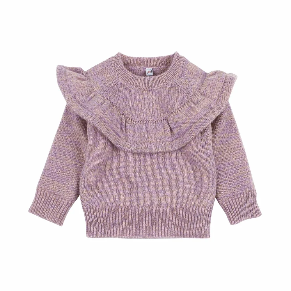 

Baby Girl Winter Sweaters Tops Autumn Outerwear Newborn Knitted Jumpers Casual Full Sleeve Toddler Infant Pullovers Kids Costume