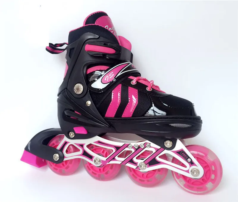 Регулируемые Профессиональные взрослые раздвижные/Роликовые коньки обувь для скейтборда обувь для роликов, скейтборда роликовые коньки