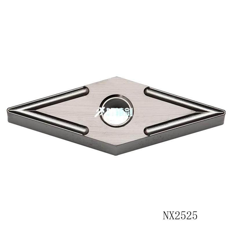 

10PCS VNMG160404 NX2525 original carbide inserts of cnc lathe turning tool high quality lathe cutter
