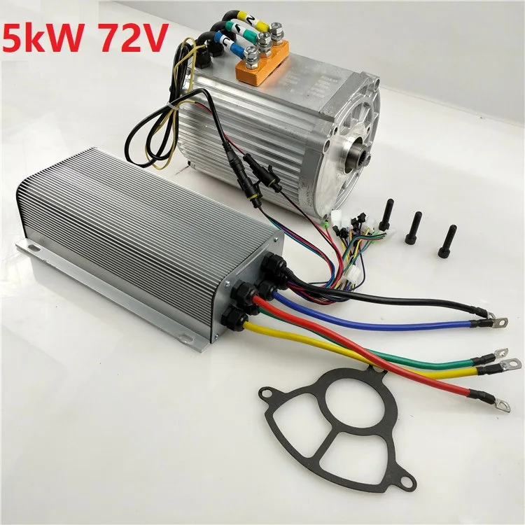 Fast Shipping 5000W 60V 5000W 72V 1pc AC brushless motor + 1pc AC