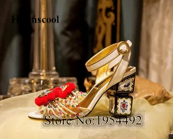 

Drop Shipping Women Summer Sexy High Heels Sandals Ankle Strap Peep Toe Party Sandals Green/Gold/Black Sandalias Mujer 2019