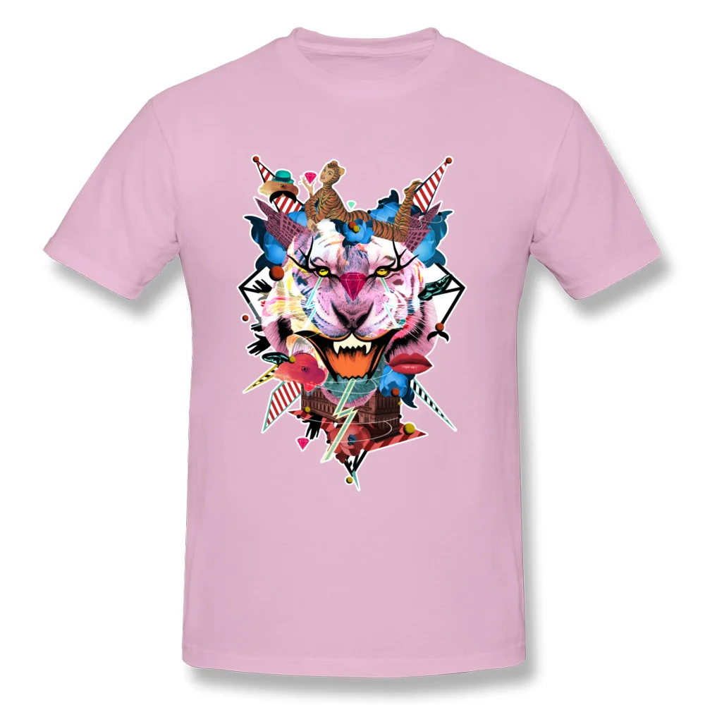 the hype Party Short Sleeve Tops Shirts NEW YEAR DAY Round Collar 100% Cotton Men's T-Shirt Party T Shirt 2018 Fashion the hype pink