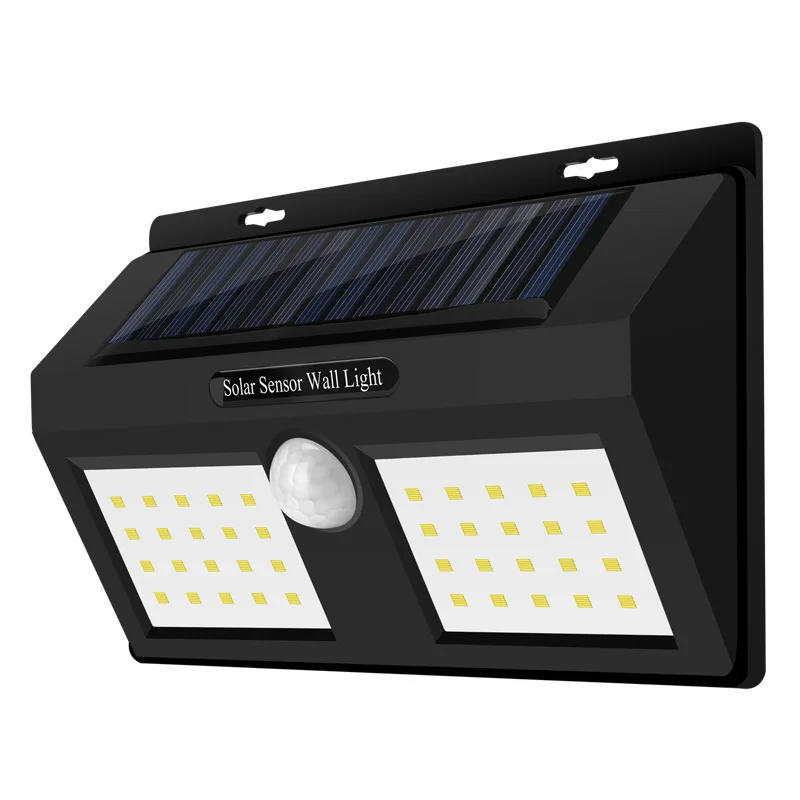 

40pcs LED Solar Light 18650 Rechargeable Motion Sensor Outdoor Garden Porch Light Decoration stair Yard Security Solar Lamp
