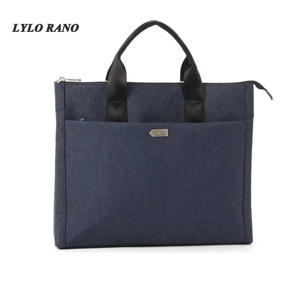 

Canvas File Folder A4 Document Bag Business Portable File Bag Bill File Organizer School Office Supplies