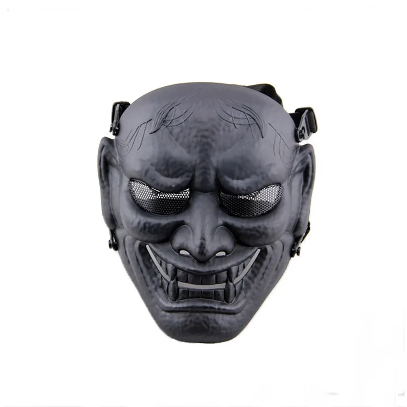 2017 New Tactical Mask DC11 Japanese Ghost King Samurai Airsoft Full Face Mask Party Cosplay Horror Hunting Protect Scarves