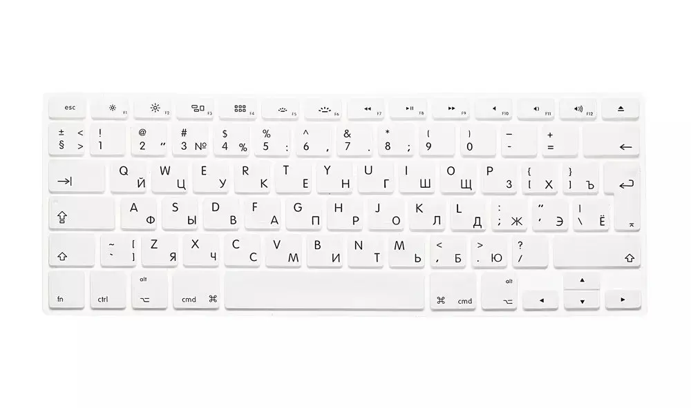 EU  US Silicon Keyboard Cover for Macbook Air 13 Russian Language Keyboard Cover Protector for Macbook Air 13 Keyboard Cover    (6)