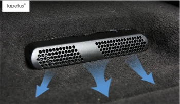 

Lapetus Accessories Fit For Cadillac XT5 2016 - 2020 Seat Under Below Air Condition AC Outlet Vent Dust Plug Molding Cover Kit