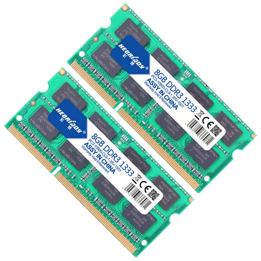 ОЗУ для ноутбука ddr3 8 Гб 1333 МГц 1,35 v памяти ноутбука совместим 4 gb 1333 MHz 2 Гб 1600 МГц