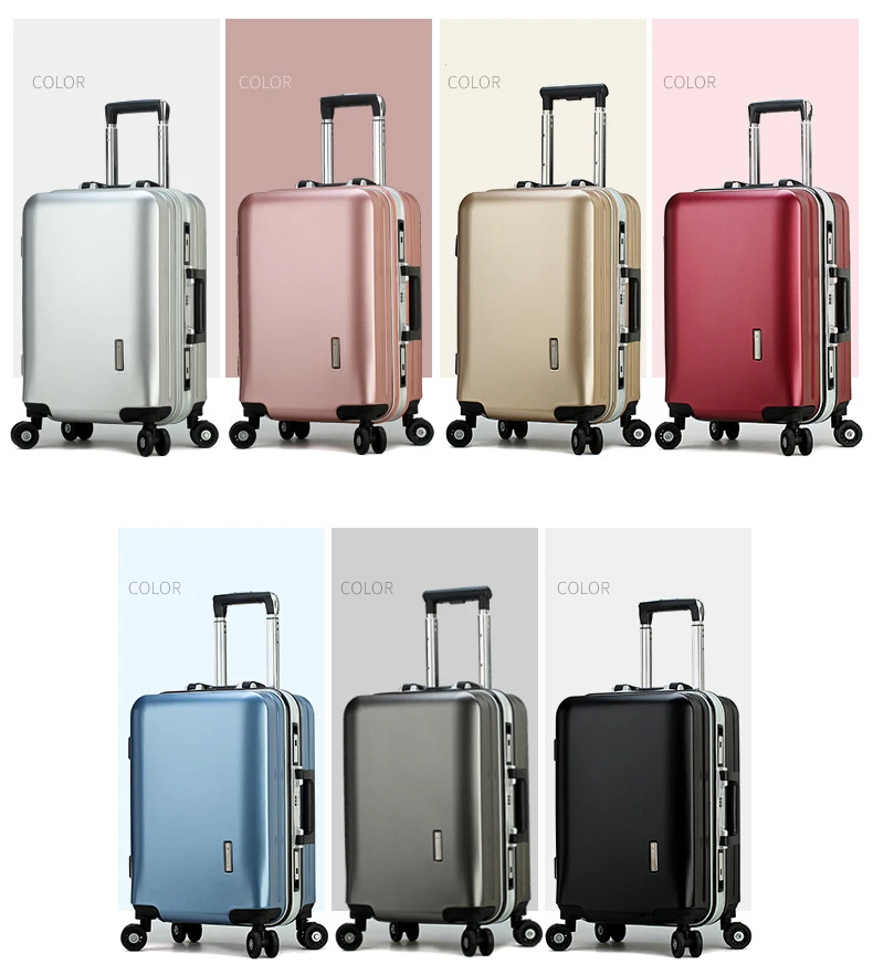 LEINASEN, новая мода, студенческий чемодан на колёсиках 2" 22" 2" 26" дюймов, брендовый чемодан для переноски, мужской чемодан для путешествий, Женский чемодан на колесиках