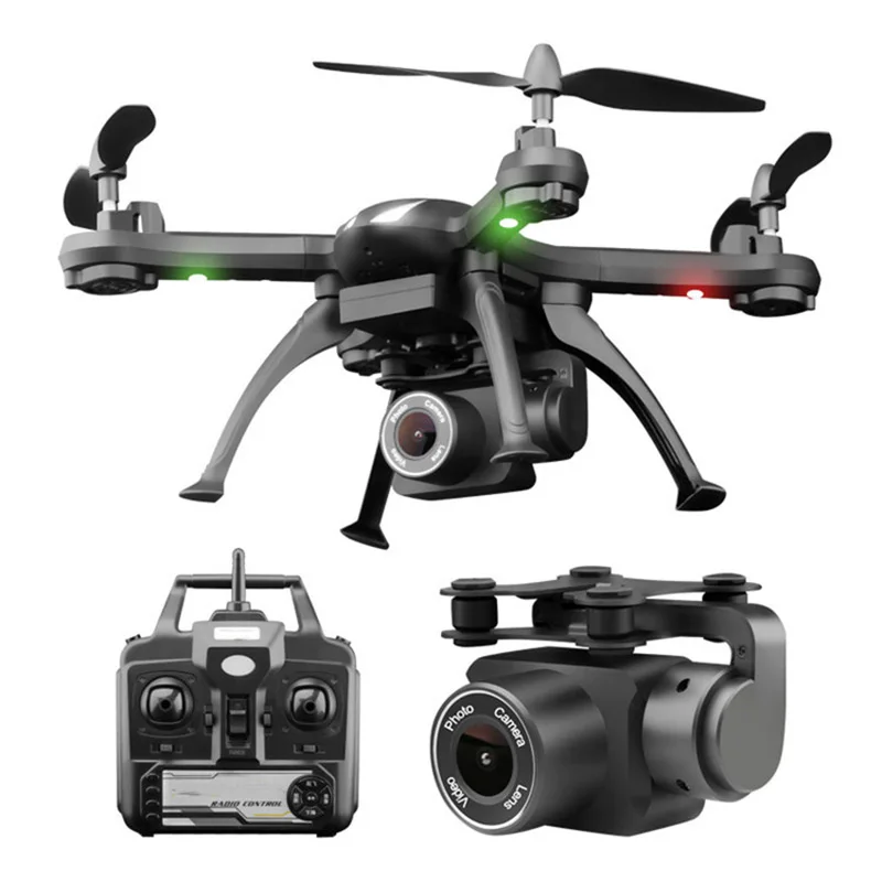 

drones with camera fpv one-button return flight rc quadcopter long battery four-axis RC helicopter with led drone toys gift