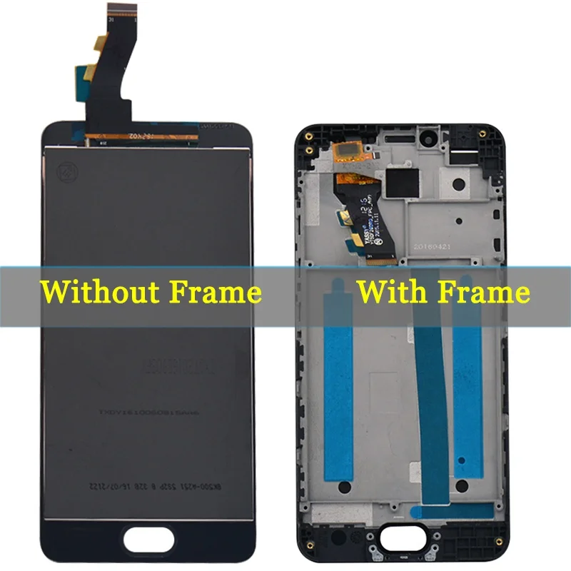 Новый протестированный ЖК дисплей Meizu M3s Mini LCD m3s сенсорный экран с рамкой
