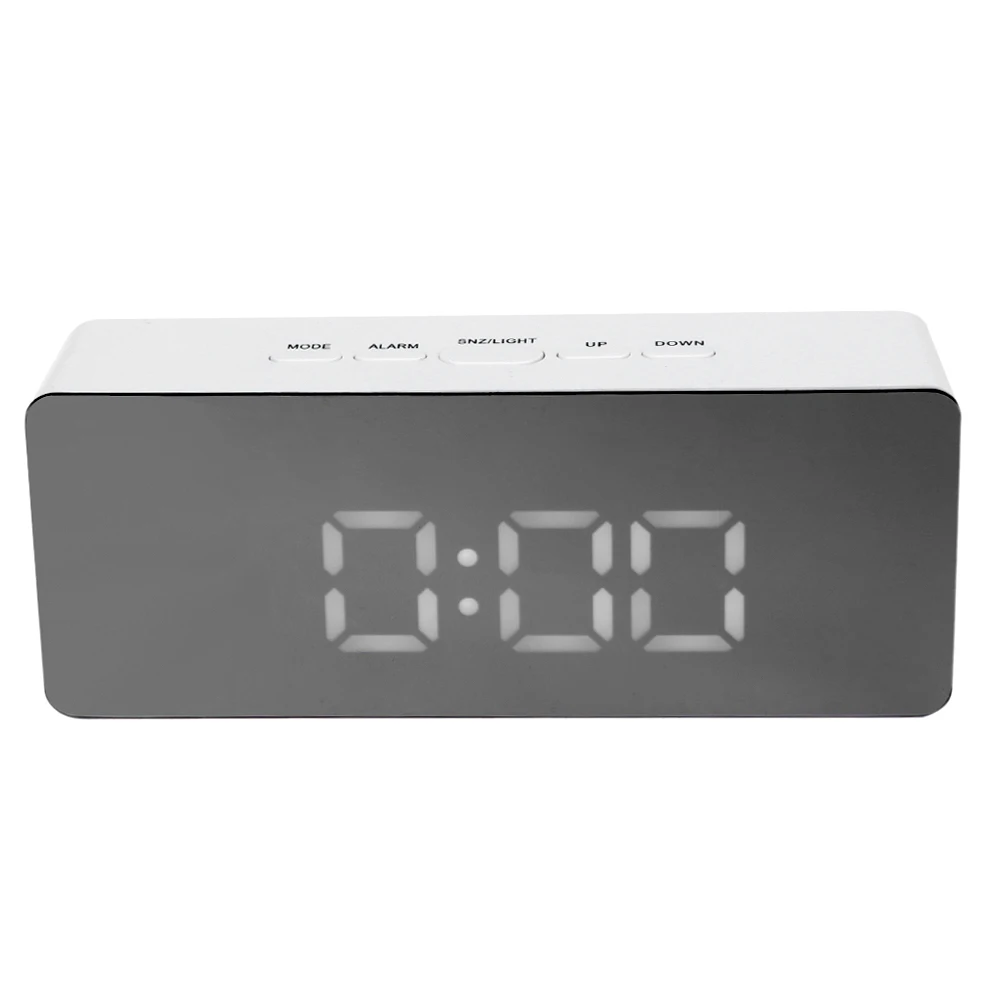 TFBC Multifunctional LED Mirror Clocks Digital Display Time Temperature