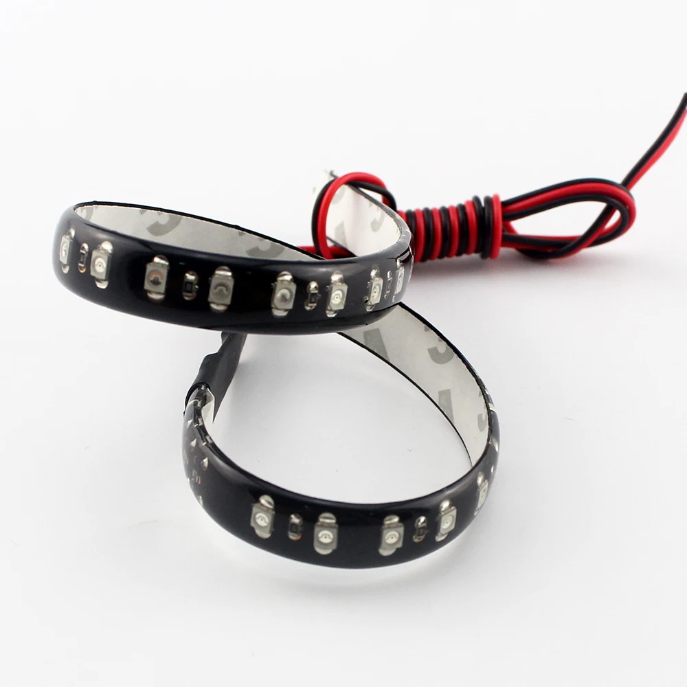 10 шт. гибкая лента рыцаря 30 см 1210 3528 32 SMD светодиодная мигающая декоративная DC 12V