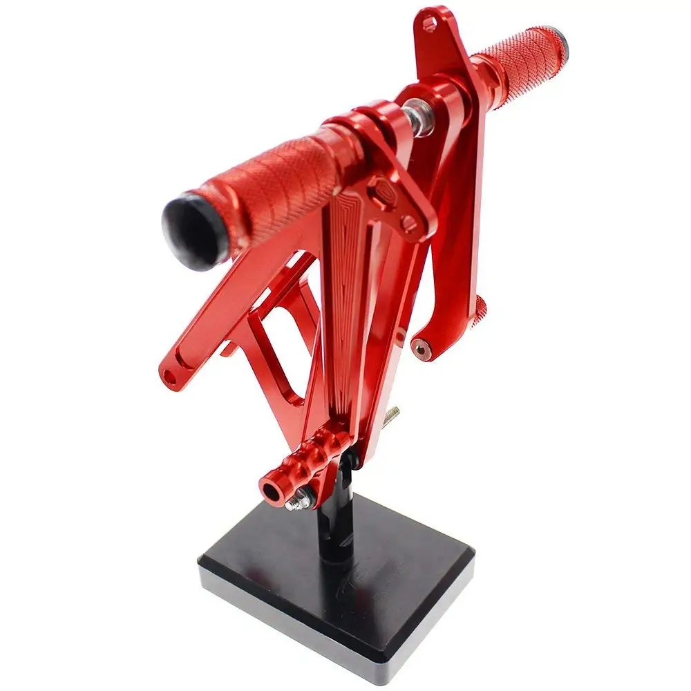 

For Honda RS125 GP125 1995-2013 Motorcycle Foot Pegs CNC Adjustable Rearset Foot Rests Footpegs RS GP 125 Footrests Pedal