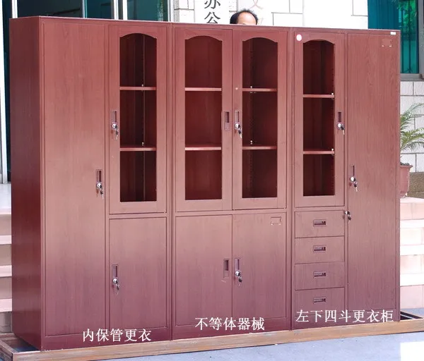 steel furniture transfer printing cabinet wood grain cabinet