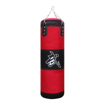 

Empty Boxing Training Hanging Kick Fight Karate Sandbag Set With Wrist Guard 60cm 80cm 100cm 120cm