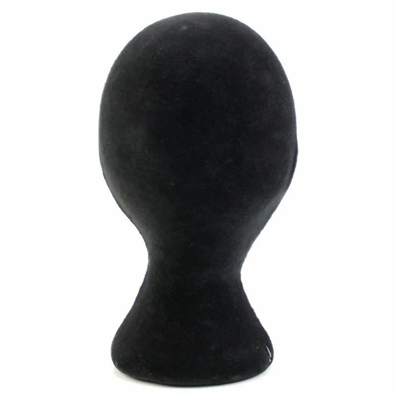 28/30 см черные женские/мужской Пена манекен, голова манекена модель головы плесень парики волос очки демонстрационная стойка для шляп высота