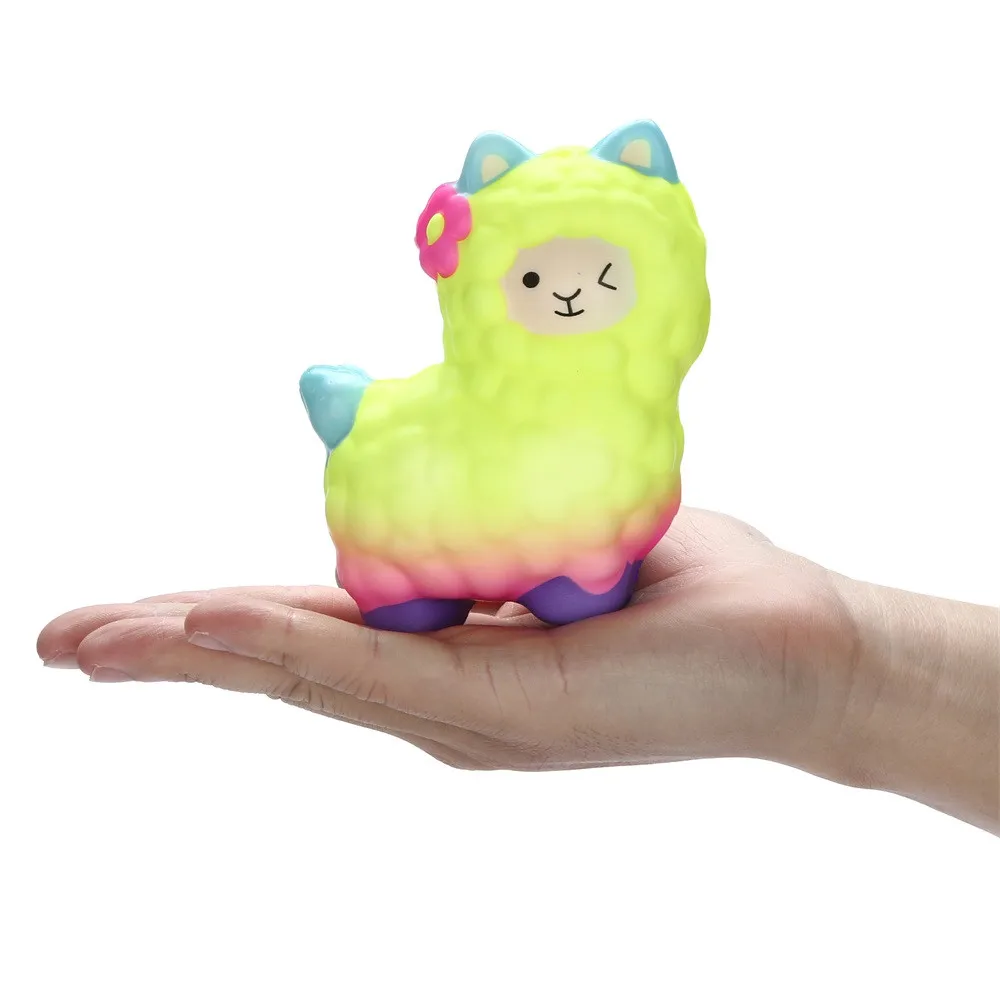 Squeeze soft Squishies очаровательные Llamas Альпака медленно поднимающиеся фрукты Ароматические Squeeze снятие стресса забавная игрушка в подарок Z0225