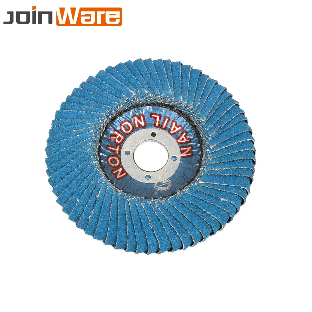 Buy 4'' Flap Sanding Disc Round Sandpaper Wheel