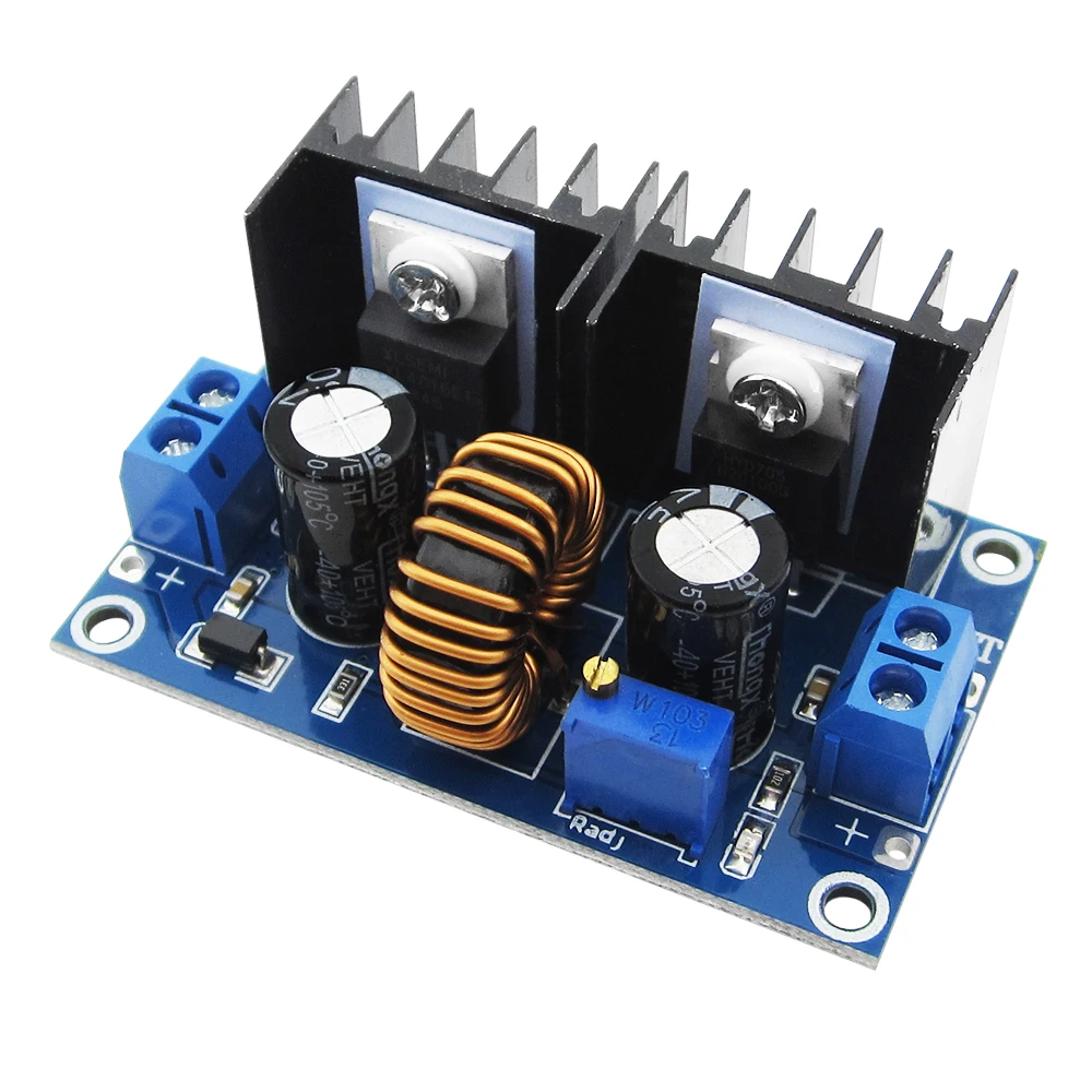 

XL4016 PWM Adjustable 4-36V To 1.25-36V Step-Down Board Module Max 8A 200W DC-DC Step Down Buck Converter Power Supply