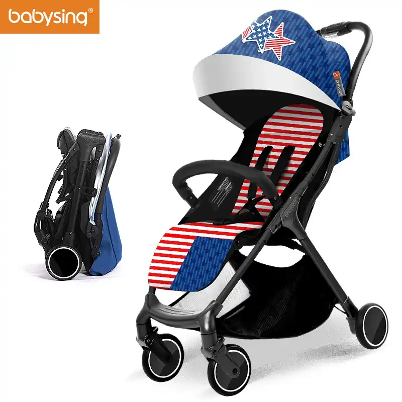 one hand fold pushchair