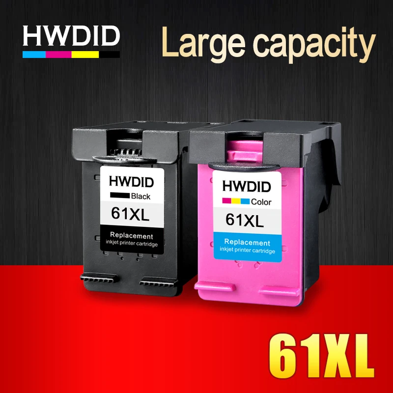 Сменный чернильный картридж HWDID 61XL для HP 61 XL Deskjet 1000 1050 1055 2000 2050 2512 3000 J110a J210a J310a|ink