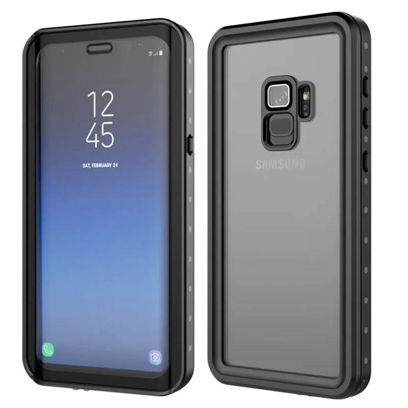 Waterproof Case for Samsung Galaxy S8 Plus 360 Full Protection Clear Front&ampBack Cover S9 plus note8 note9 |