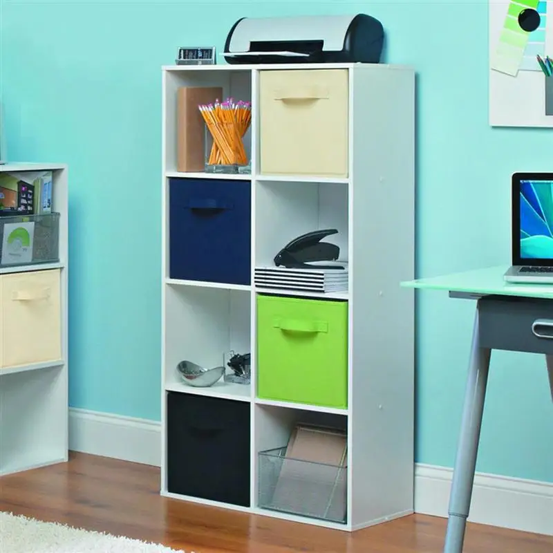 6pcs Foldable Collapsible Fabric Storage Cube Baskets Boxes Bins