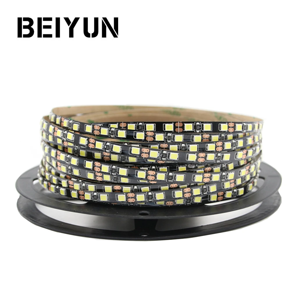 DC 12 V 2835 SMD Светодиодная лента 5 M 600 светодиодный не водонепроницаемый гибкий Tira