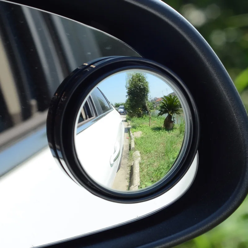 Универсальные зеркала заднего вида 360 градусов, 2 шт., Премиум качество, 2-Дюймовая палка, Автомобильное Зеркало, слепое пятно, авто объектив заднего вида