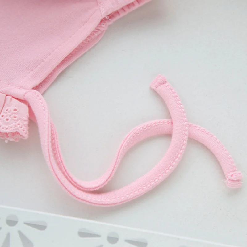 Lace Newborn Baby Hat Cotton Sweet Princess Hat Spring Autumn Cute Newborn Girls Beanie Lace Up Tire Hat Baby Girls Clothing (6)