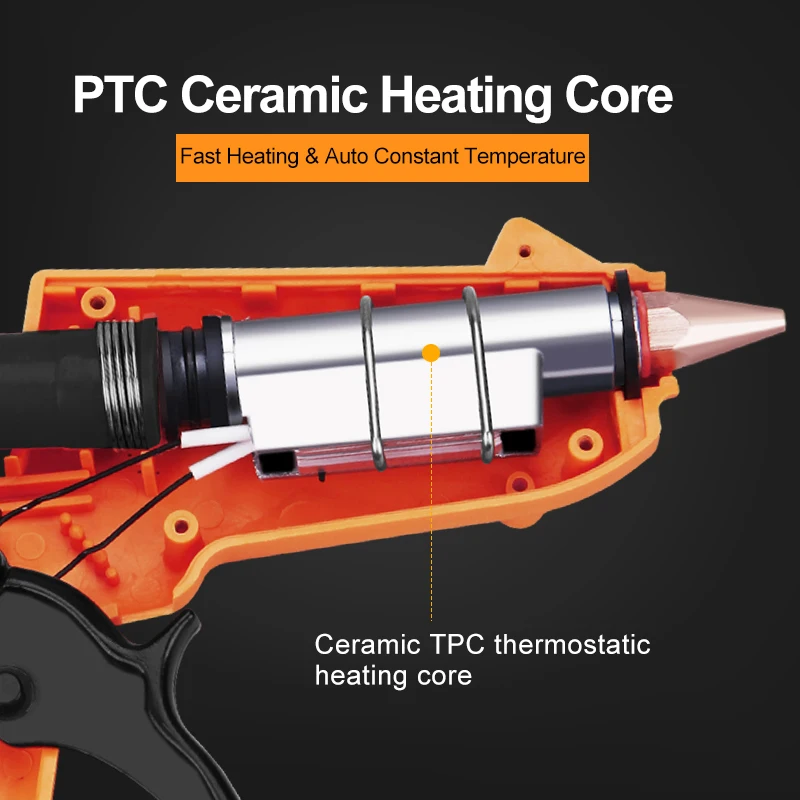 LOMVUM 30 Вт термоплавкий Клеевой пистолет с клеевыми палочками термоплавкий клеевой пистолет термо электрический тепловой инструмент для ремонта Тепловая пушка мини-пистолет ЕС