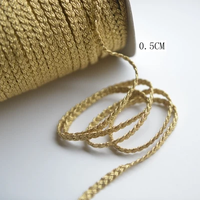 5mm gold lace J