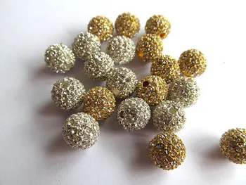 

Sales-- 20pcs 6 8 10 12 14mm Vintage Rhinestone Brass Crystal Connector ,Round Ball Hematite Gunmetal Antique Silver Gold Black