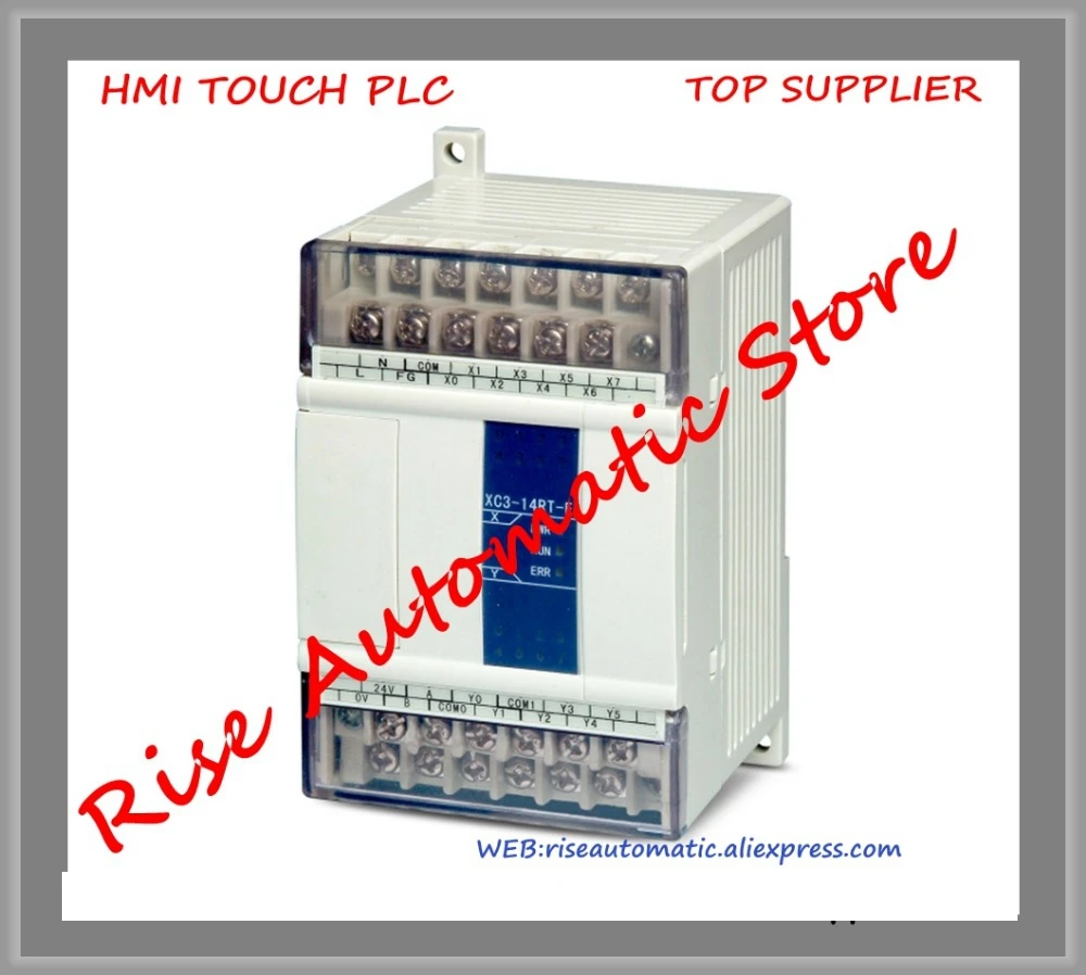

New Original Programmable Controller Module XC3-14R-C PLC CPU DC24V 8 DI NPN 6 DO Relay
