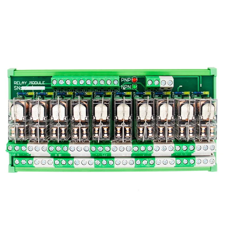 10 канальный OMRON DPDT G2R 2 din рейку модуль реле интерфейса|interface relay|din mounting railrelay interface |