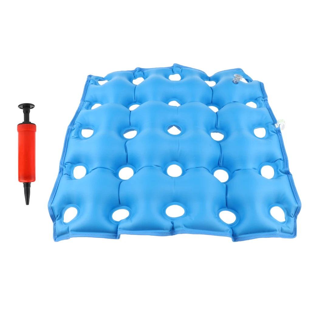 Inflatable Cushion Seat Chair Wheelchair Pillow Pad Orthopedic Support Pad for Tailbone Bed Sores Sciatica Pain Sore Relief