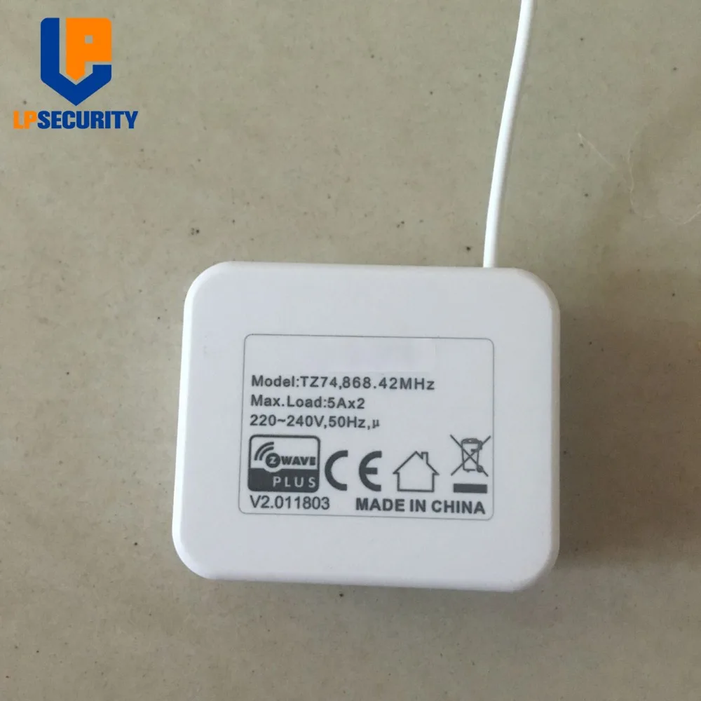 LPSECURITY система умного дома TZ74 вкл/выкл zwave релейный модуль переключателя с монитором питания 868,42 МГц Частота ЕС