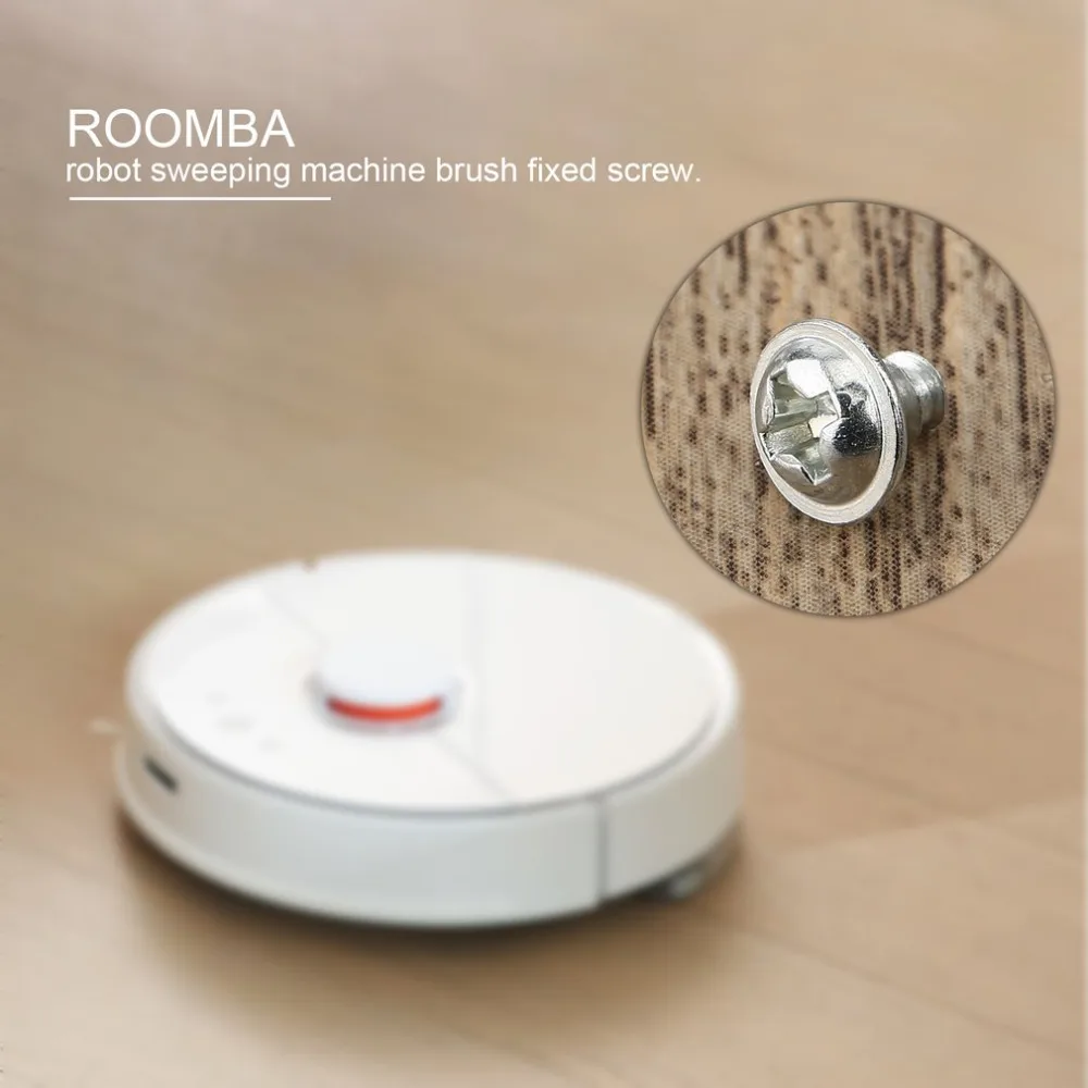 

4 pcs Cleaning Sweeping Robot Fixed Screw Side Brush Screw Vacuum Cleaner Accessories Replace Parts For Roomba Replacement