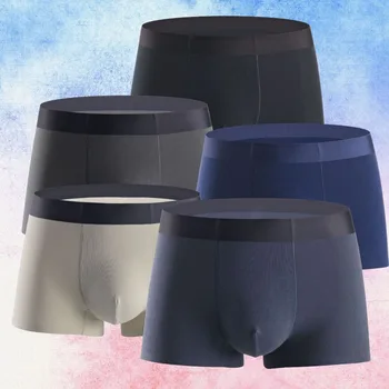 

New 3 Pieces Solid Color Men's Underwear Sexy Stretch Underwear Men's Boxers Men's Sexy Underwear Men Boxer Homme Calzoncillos